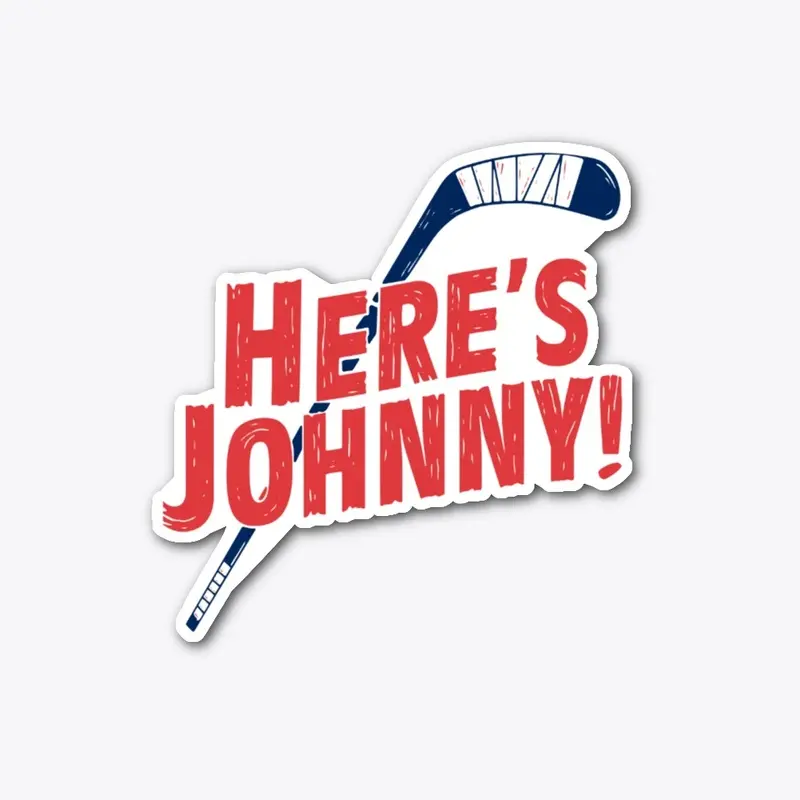 Here's Johnny! - Red & Blue